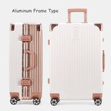 Fashion!26Inches Abs+Pc Hardside Case Trolley Luggage On Universal Wheels,Women Lovely Trave