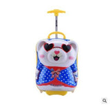 Bear Kids Suitcase For Travel Luggage Suitcase For Girls Kid Wheeled Bags  Travel Suitcase Children