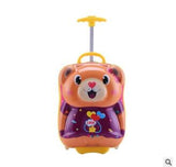 Bear Kids Suitcase For Travel Luggage Suitcase For Girls Kid Wheeled Bags  Travel Suitcase Children