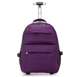 New Large Capacity Wheel Travel Trolley Bags Women'S Trolley Bag Multifunctional Trolley Backpack