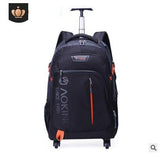Men Travel Trolley Bag Rolling Luggage Backpack Bags On Wheels Wheeled Backpack For Business