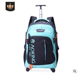 Men Travel Trolley Bag Rolling Luggage Backpack Bags On Wheels Wheeled Backpack For Business