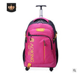Men Travel Trolley Bag Rolling Luggage Backpack Bags On Wheels Wheeled Backpack For Business