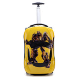 New Children'S Cartoon Car Travel Suitcase Directional Wheel Trolley Luggage Bags Hard Shell