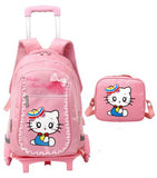 Travel Tale Cartoon Superman/Cute Kt Nylon Rolling Luggage Children'S Schoolbag/Parcel Brand Travel
