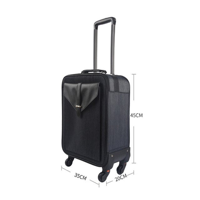 Travel Talemultifunction Special Cosmetic Case Rolling Luggage Spinner 20 Inch Women Cabin Suitcase