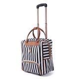 New Hot Fashion Women Trolley Luggages Rolling Suitcase Brand Casual Stripes Rolling Case Travel