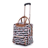 New Hot Fashion Women Trolley Luggages Rolling Suitcase Brand Casual Stripes Rolling Case Travel