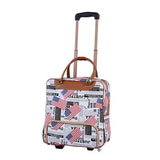 New Hot Fashion Women Trolley Luggages Rolling Suitcase Brand Casual Stripes Rolling Case Travel