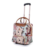 New Hot Fashion Women Trolley Luggages Rolling Suitcase Brand Casual Stripes Rolling Case Travel