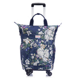 Wholesale!Women Fashion Floral Travel Duffle On Universal Wheels,High Quality Large Capacity Travel