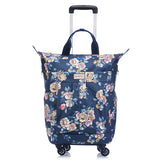 Wholesale!Women Fashion Floral Travel Duffle On Universal Wheels,High Quality Large Capacity Travel