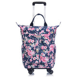 Wholesale!Women Fashion Floral Travel Duffle On Universal Wheels,High Quality Large Capacity Travel