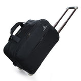 24 Inches Oxford Waterproof Folding Trolley Luggage Bags On Fixed Casters For Men And