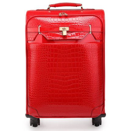 Travel Tale High Quality 24 Inches The Fashion For Women Pu Rolling Luggage  Spinner Brand Travel