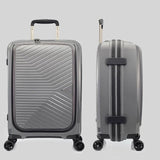 Travel Tale New Fashion Ultralight 20 Inch Pp Travel Bag With Front Pocket Rolling Luggage Bag