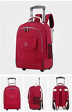 The Newrolling Luggage Travel Backpack Shoulder Spinner Backpacks High Capacity Wheels For Suitcase