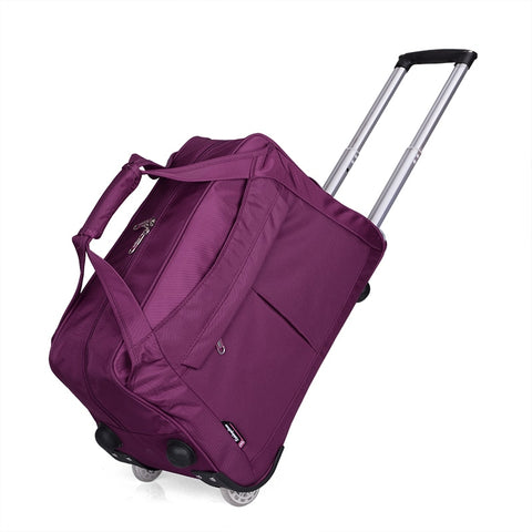 Male And Female 22Inches Oxford Waterproof Travel Trolley Luggage Bag On Fixed
