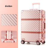 New!29Inch Large Capacity Trolley Luggage On Universal Wheels,Retro Abs Pc Moving House Luggage