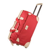 Hotsale!Wholesale 24Inches Men And Women Oxford Travel Duffle On Fixed Caster,Red Blue Purple