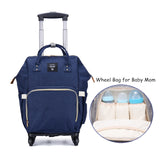 Wholesale!Baby Momi Wheel Travel Bag,Large Capacity Canvas Travel Bag For Women,Detachable Travel