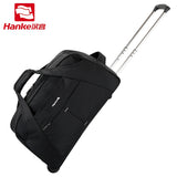Hanke Men Aluminum Alloy Travel Bag Male Female On Wheels Duffle Messenger Handle Bags Women Travel