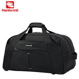 Hanke Men Aluminum Alloy Travel Bag Male Female On Wheels Duffle Messenger Handle Bags Women Travel