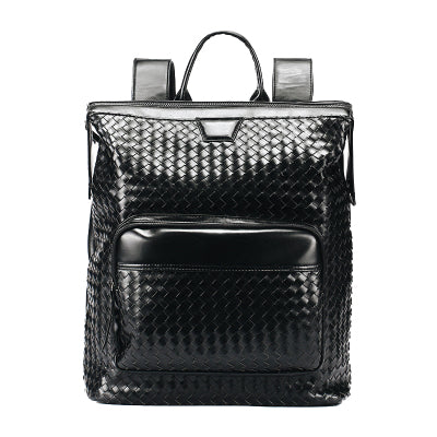 High-Quality Thick Pu Leather High-Capacity  Travel Bag Street Fashion Hand-Made Leather Shoulder