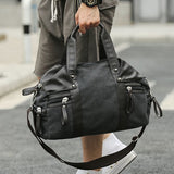 Stylish And Casual Men'S Canvas Bag For Short-Distance Travel Casual Business Large-Capacity