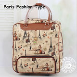 New!16" Women Korea Fashion Style Travel Duffle,Female Hello Kitty Cartoon Travel Luggage Bag On