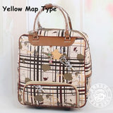 New!16" Women Korea Fashion Style Travel Duffle,Female Hello Kitty Cartoon Travel Luggage Bag On