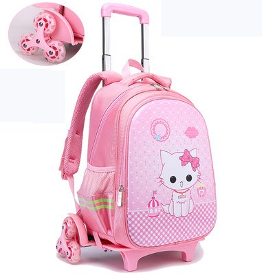 logo-print quilted changing bag - GIM Trolley Kids' Trolley Backpack 12L  Multicolor 341 - 46072