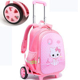 Luggage,Children'S School Bag, Girl Trolley Case 3-6, Trolley Bag For Children Under 12 Years