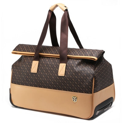 Pu Suitcase, Printing Luggage Box , Trolley Wheel Trolley Case , Rolling Trolley Bag ,Trip Trunk,