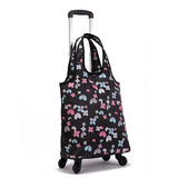 Oxford Cloth Travel Suitcase,Cabin Rolling Luggage Bag,Handbag With Wheel ,Grocery Shopping