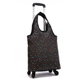 Oxford Cloth Travel Suitcase,Cabin Rolling Luggage Bag,Handbag With Wheel ,Grocery Shopping