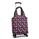 Oxford Cloth Travel Suitcase,Cabin Rolling Luggage Bag,Handbag With Wheel ,Grocery Shopping