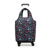 Oxford Cloth Travel Suitcase,Cabin Rolling Luggage Bag,Handbag With Wheel ,Grocery Shopping