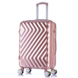 Pc+Abs Suitcase,Women'S 20"Universal Wheel Boarding Box,Password Lock Valise,Student Leather