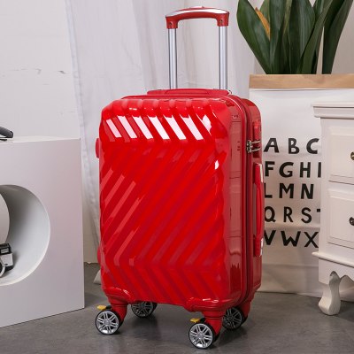 Pc+Abs Suitcase,Women'S 20"Universal Wheel Boarding Box,Password Lock Valise,Student Leather