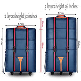 Travel Tale 32 36 Inch Large Capacity Oxford Cloth Rolling Luggage Bag Abroad To Study And Move