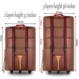 Travel Tale 32 36 Inch Large Capacity Oxford Cloth Rolling Luggage Bag Abroad To Study And Move