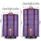 Travel Tale 32 36 Inch Large Capacity Oxford Cloth Rolling Luggage Bag Abroad To Study And Move