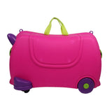 Wholesale!Children'S Lovely Cute Boy'S Girl'S Ride Box On Fixed Caster,Green Hot Pink /Blue Child