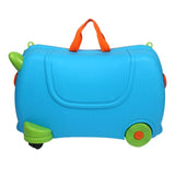 Wholesale!Children'S Lovely Cute Boy'S Girl'S Ride Box On Fixed Caster,Green Hot Pink /Blue Child