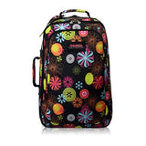 Letrend Black Flowers Oxford Travel Bag Men Business Rolling Luggage Cute Students Suitcases