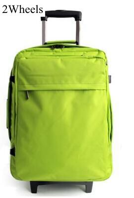 Women'S Travel Bags,Trolley Backpack,Wheeled Luggage Bag,Multi-Function Trolley Bag,Fashion