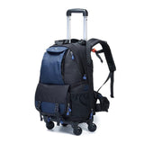 New Back Pull Dual Use Photography Rolling Luggage Digital Shoulder Suitcase Men Camera Cabin