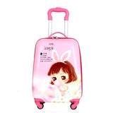 Brand Hello Kitty Cartoon 18 Inch Students Travel Trolley Case Children Boarding Box Anime Girl