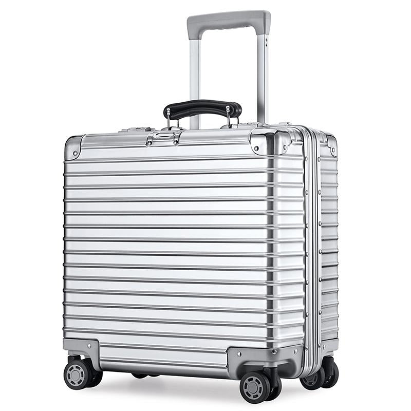 Aluminum Magnesium Alloy Pull Rod Box Carryon Suitcase Female 18 Inch ...